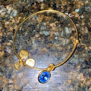ALEX AND ANI September Birthstone Bangle Bracelet